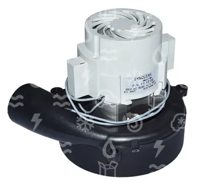 motor vysavače 1000 W/230 V, (D=144 mm, H=139 mm), 1.st tangenciální by-pass